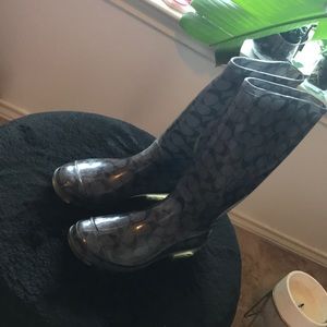 coach boots size 7